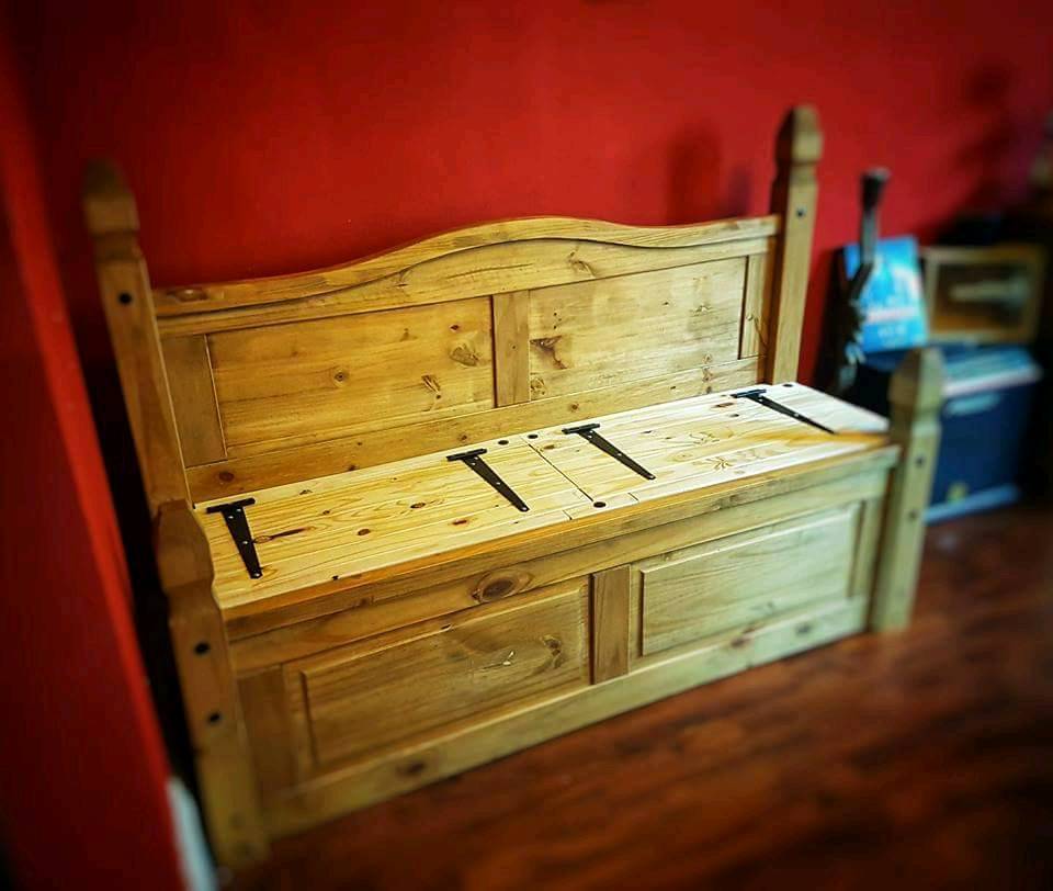 Rustic upcycled Storage Bench in Plymouth, Devon Gumtree