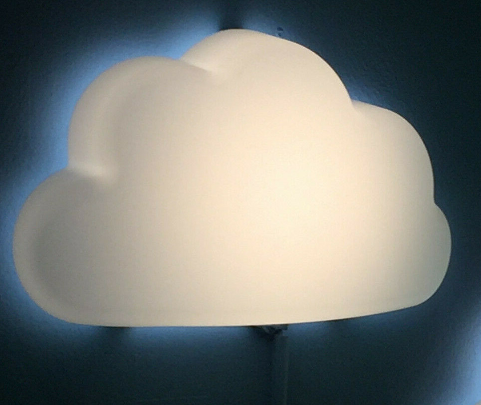 IKEA UPPLYST Wandleuchte,Wolke weiß LED Wolkenlampe Kinderzimmerlampe Lampen *
