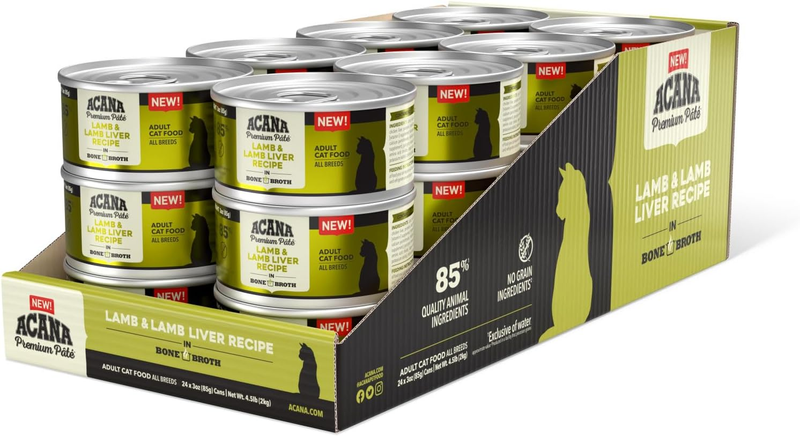 PREMIUM PATE Wet Cat Food, High Protein Lamb and Lamb Liver 