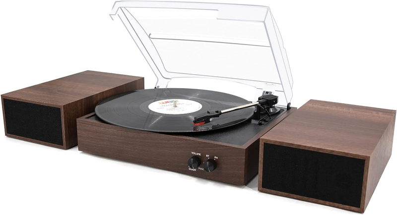 Turntable Vinyl With Speakers Wireless Stereo