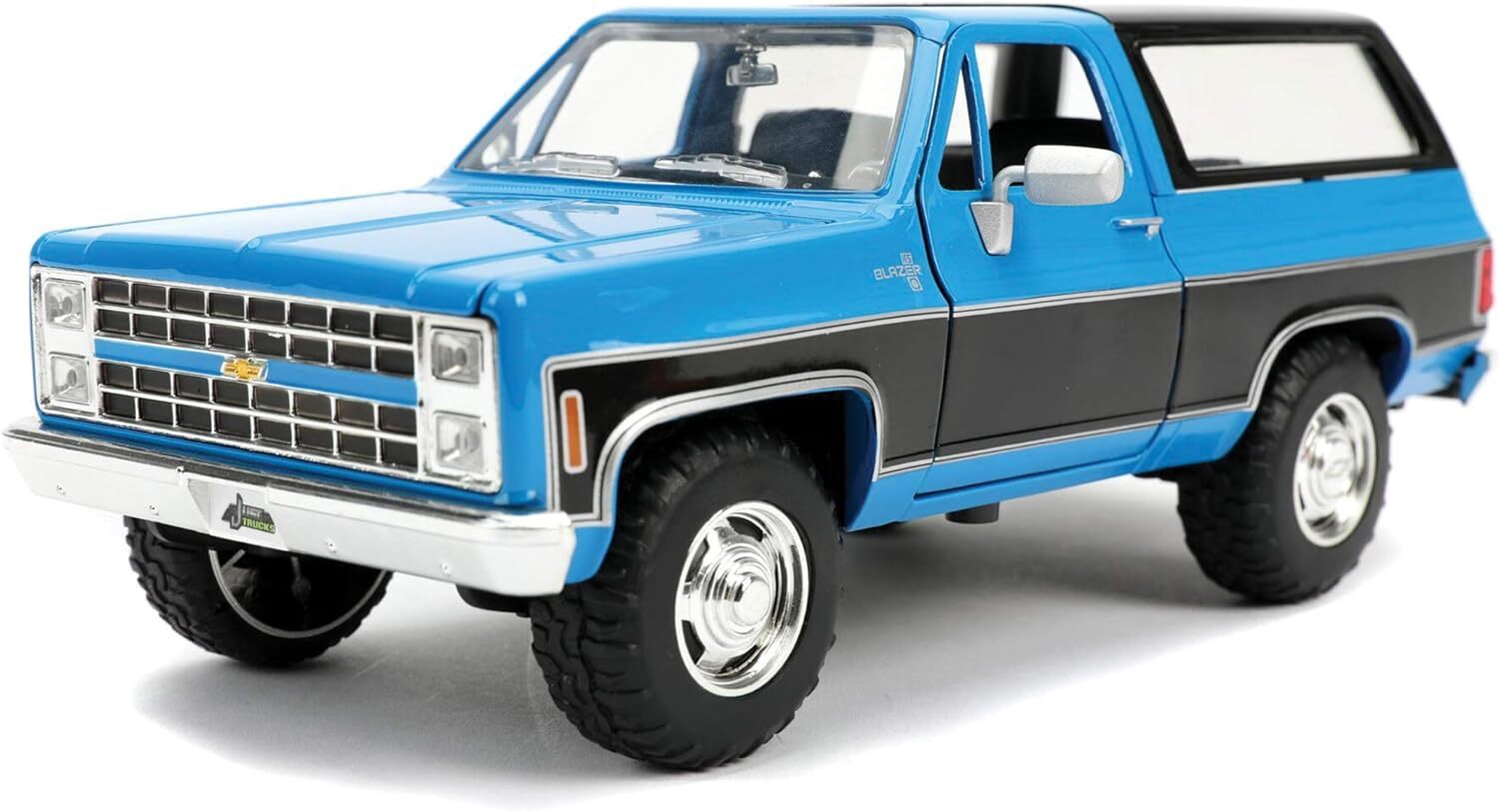1980 Chevrolet Blazer K5 1:24 Scale Diecast Model Blue by Jada 31598