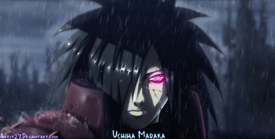Anime rain ninja rinnegan naruto madara Playmat Gaming Mat