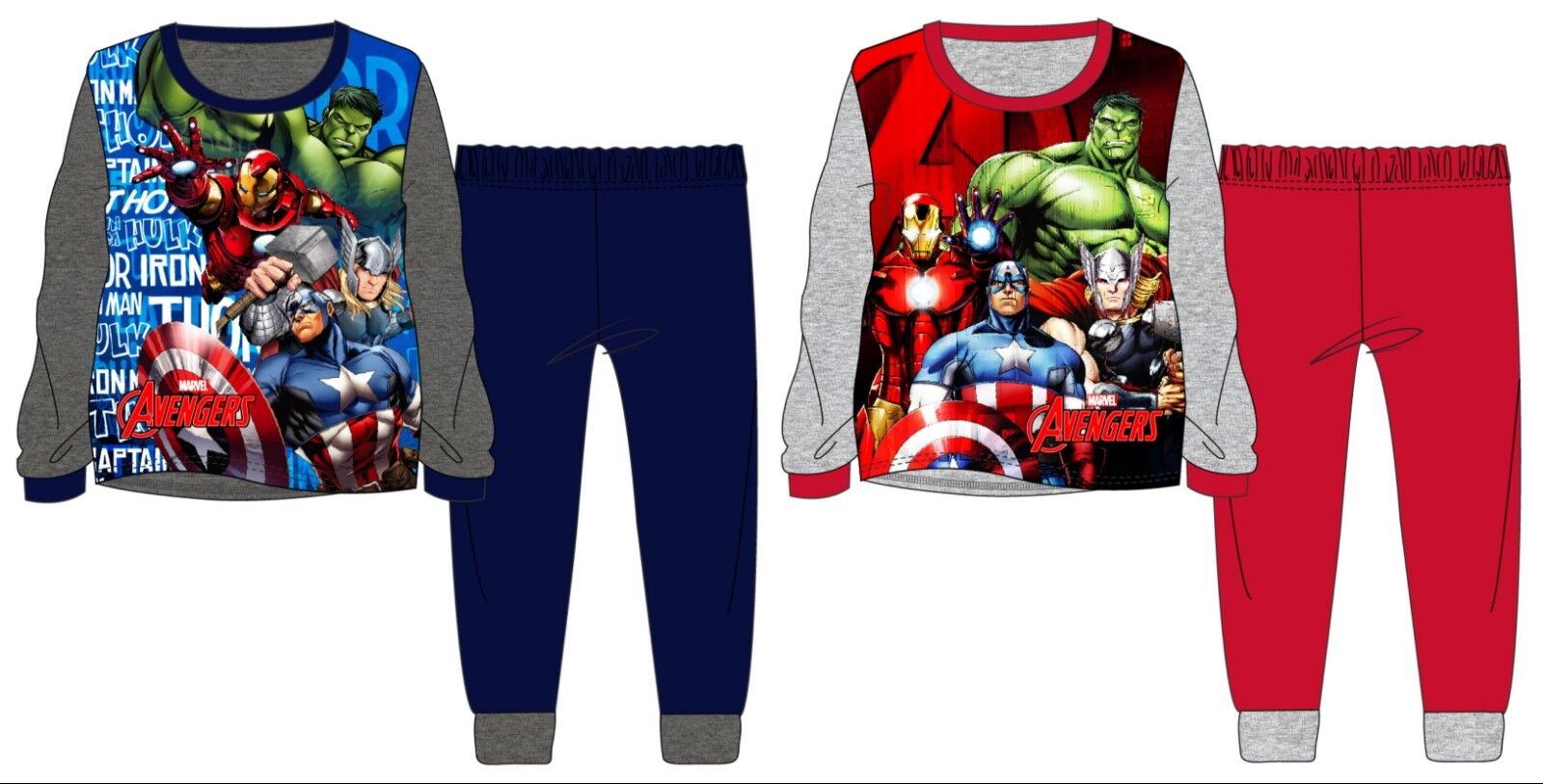AVENGERS Pyjama je Kids Marvel Avengers Pyjama Set je Marvel Avengers Pyjama