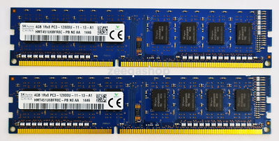 8GB 2x4GB DDR3 1600MHz Desktop PC RAM PC3 12800U Memory 240