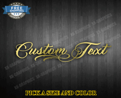 Custom TATTOO Windshield Decal Car Truck SUV Window Sticker Banner JDM Muscle #L