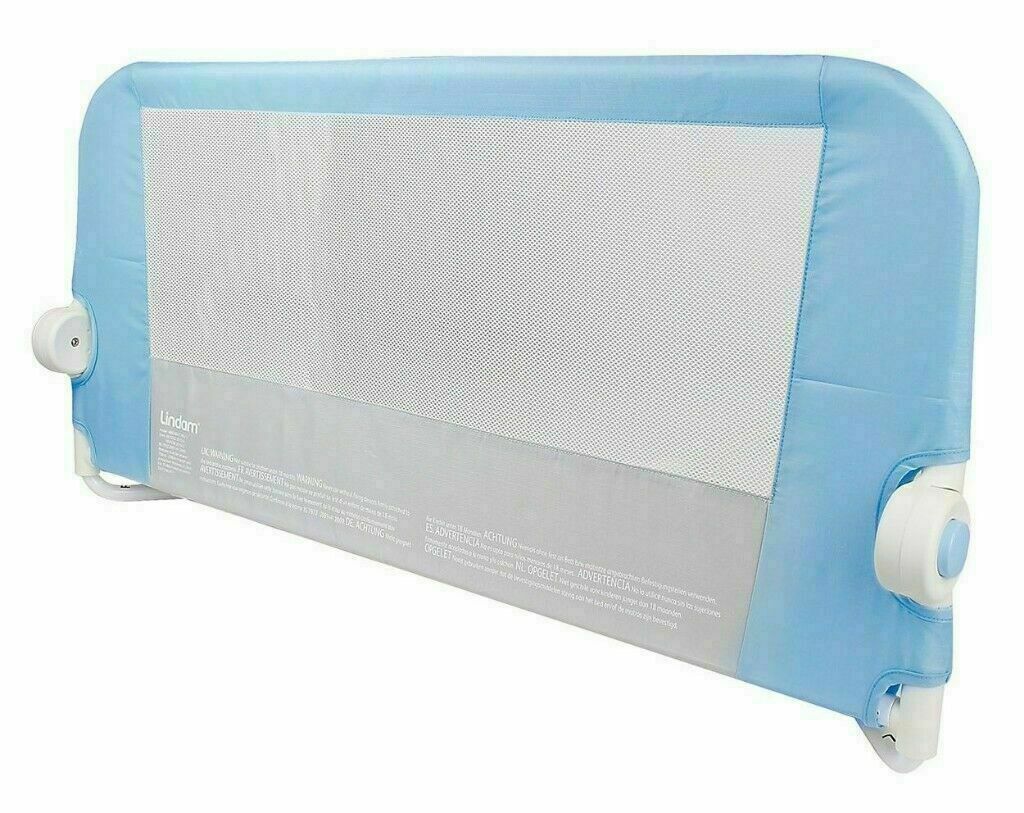 Lindam Easy Fit Blue Bed Guard Toddler Kids Children Safety Rail in