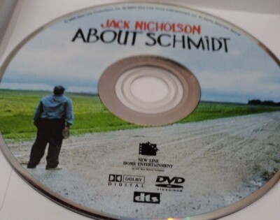 About Schmidt (DVD disc only, 2003) Jack Nicholson