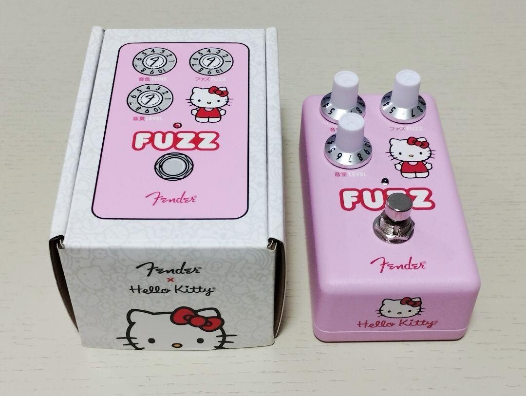 新品未開封 Fender × Hello Kitty Pink Fuzz ペダル Fender Limited Edition Hello Kitty Fuzz Effect Pedal, Pink
