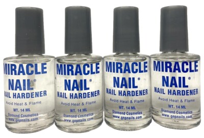 4 miracle nail hardener 14ml ea 