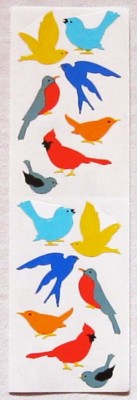 Mrs Grossman 2 x 6 inch Full Sheets off Rolls. Animals Theme (#1) *Your Choise* 