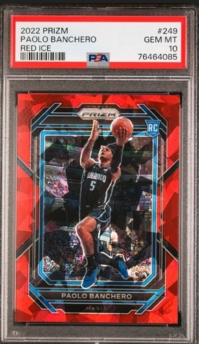 その他 NBA PRIZM PAOLO BANCHERO ROOKIE PSA 10 2022-23 Panini Prizm - Rookie Signatures Paolo Banchero #RSI