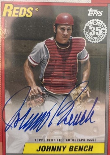 2025 Topps Series 1 - Johnny Bench #90AU-JB