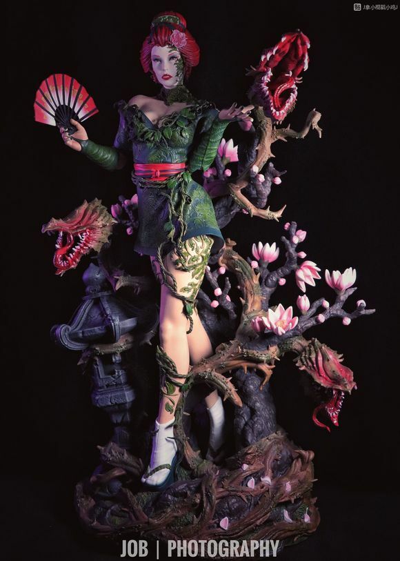 Poison Ivy 1/4 Resin Full Painted Statue Collection Japan Servo XM