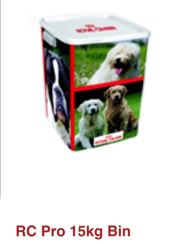 New Dog Food Container 15kgs Storage Bin Royal Canin Dry Food Air Tight