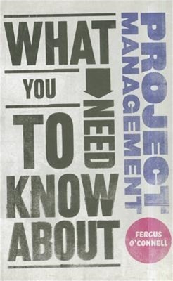 What You Need to Know about Project Management (Paperback or Softback)
