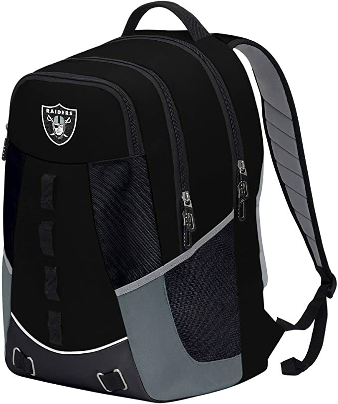 *NEW* NFL Las Vegas Raiders "Personnel" Backpack 19"x5"x13" luggage carry-on bag