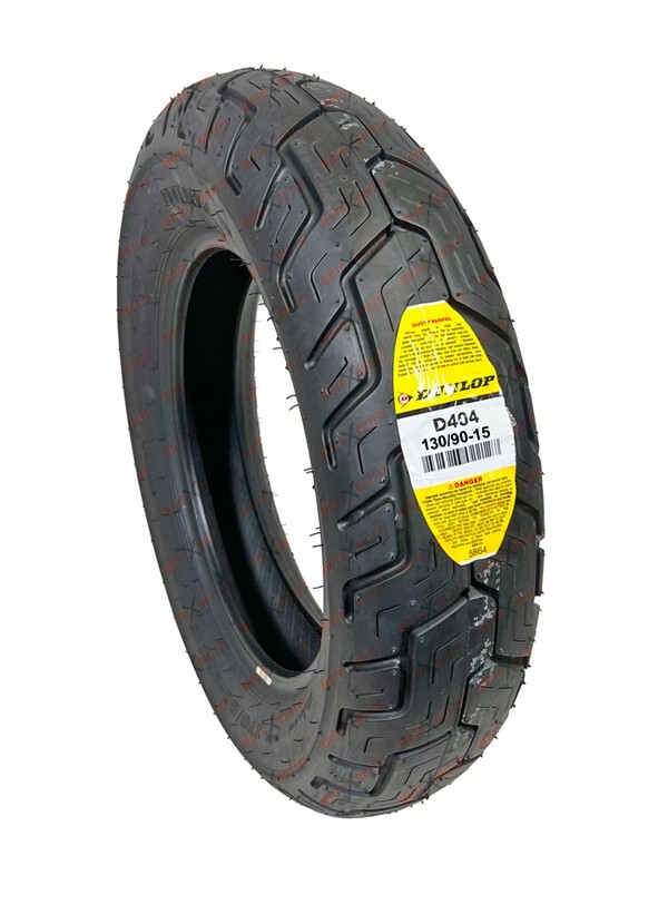 Dunlop 130/90-15 Motorcycle Tire D404 Rear 130/90B15 Back 130 90