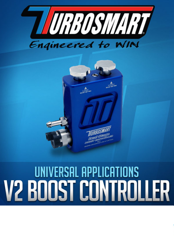 Turbosmart Dual Stage Boost Controller V2 - Blue 0105-1101 Free Shipping