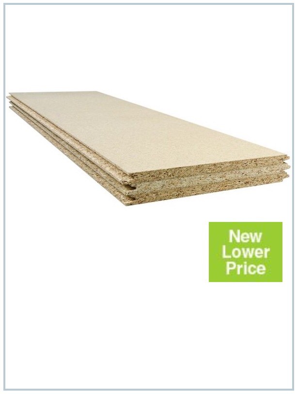 Wickes Chipboard Loft Panels 320 x 1.22m Pack of 6 in Buckshaw