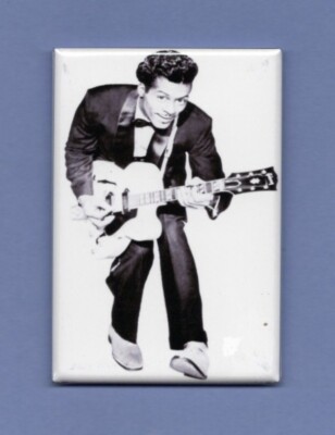 CHUCK BERRY *2X3 FRIDGE MAGNET* GUITARIST SINGER SONGWRITER ROCK AND ROLL MUSIC