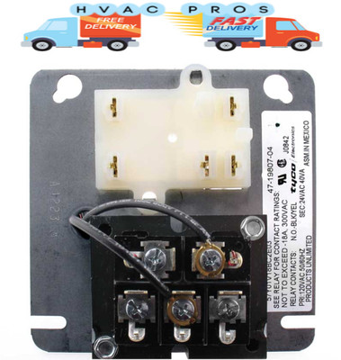 RHEEM RUDD 47-19807-04 FAN CENTER  PRI 120 VOLT SEC 24 VOLT 40 VA 50/60 Hz used