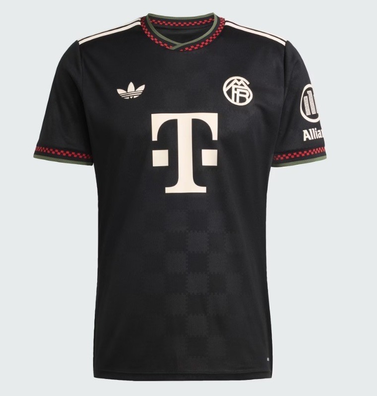 Adidas FC Bayern Munich 25 / 26 Third Jersey Soccer Black KE6801
