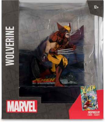 Marvel Collectible 7 Inch Statue 1/10 Sale Posed Scene - Wolverine (X-Men #1)