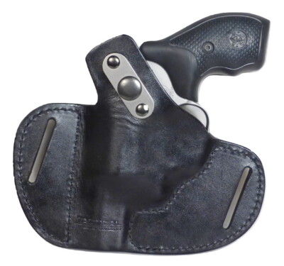 Tactical Scorpion Leather 2 Slot Holster Fit: Taurus 85 605 856 S&W 637/642/437