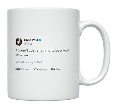 Chris Paul - Be a Good Person Mug