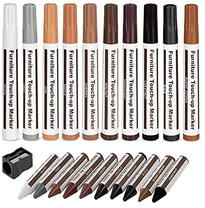Furniture Repair Markers Touch Up pen21PCS for Stains Scratches Wood Floors Bed