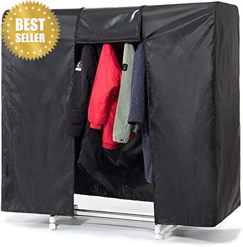 Garment Rack Cover, Clothes Cover for Storage,Hanging Clothing Protectors Wardro