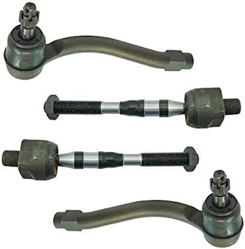4 Piece Front Inner and Outer Tie Rod End Kit for 2006-2010 Infiniti M35
