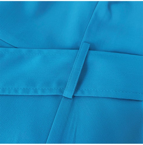 8 Color Stretch Nurse Spa Uniform Women Scrub Set Short Sleeve Tapered Pants