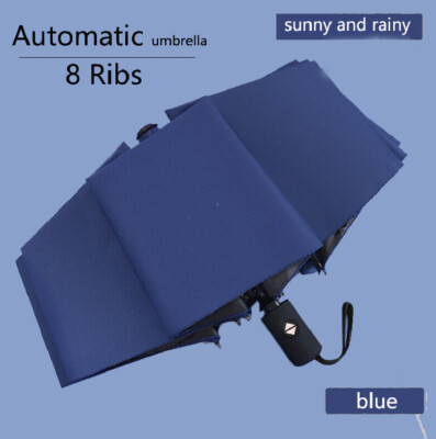 Automatic Umbrella Anti-UV Sun/Rain Windproof 3 Folding Compact Umbrella