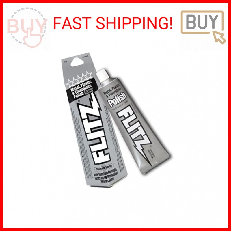 Flitz Multi-Purpose Polish and Cleaner Paste for Metal, Plastic, Fiberglass, Alu