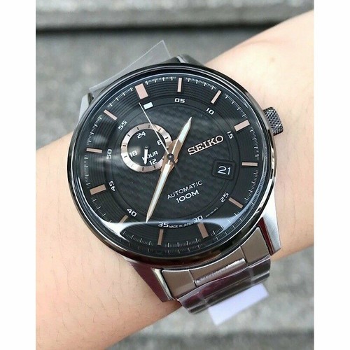 Pre-owned Seiko Original  Analog Business Automatic Silver Mens Ssa389j1 Watch Us3