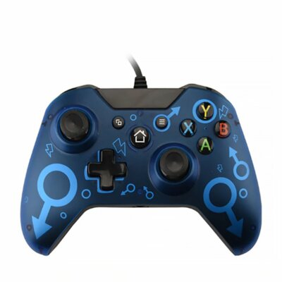 Wire Controller USB für Xbox One PC Gamepad Joystick Dual Vibration Audio