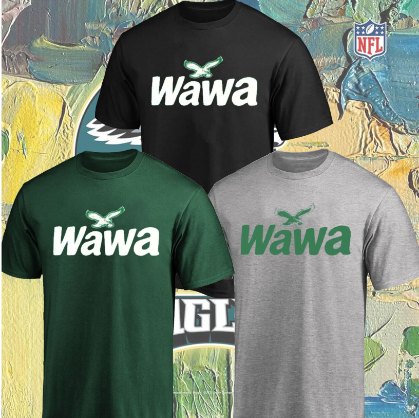 Wawa eagles t shirt cheap