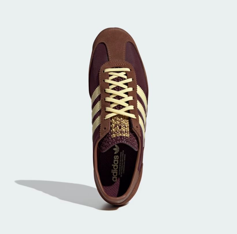 Pre-owned Adidas Originals W  Sl 72 Maroon Almost Yellow Preloved Brown Ie3425 Women