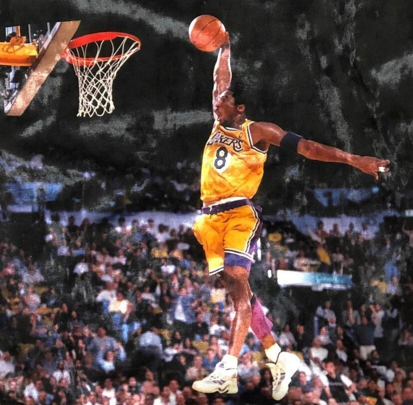 Pre-owned New York Kobe Bryant Fitted Luxury  Jacket Mens Small In Black/gold /purple