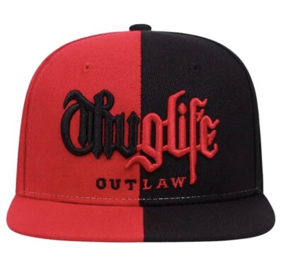Thug Life #Outlaw Snapback Hat Red And Black Ships In Box From USA #thuglife ￼