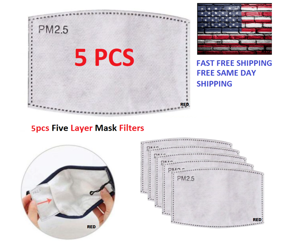 FREE 8PCS FILTERS + 4PCS COTTON RESPIRATOR FILTER FASHION FACE BLACK MASK PACK