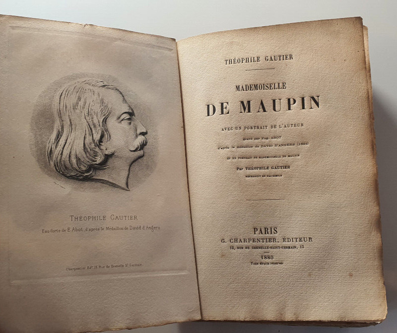 Gautier ThÃOphile - Mademoiselle De Maupin - 1880