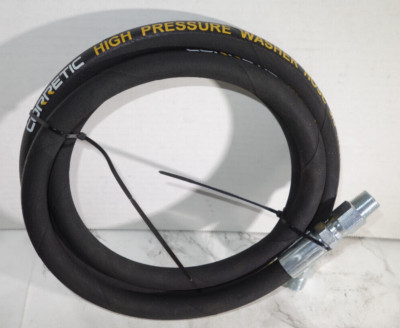 Corretic Pressure Washer Whip Jumper Hose 6 FT 3/8 Inch,Reel Connector, 4000 psi