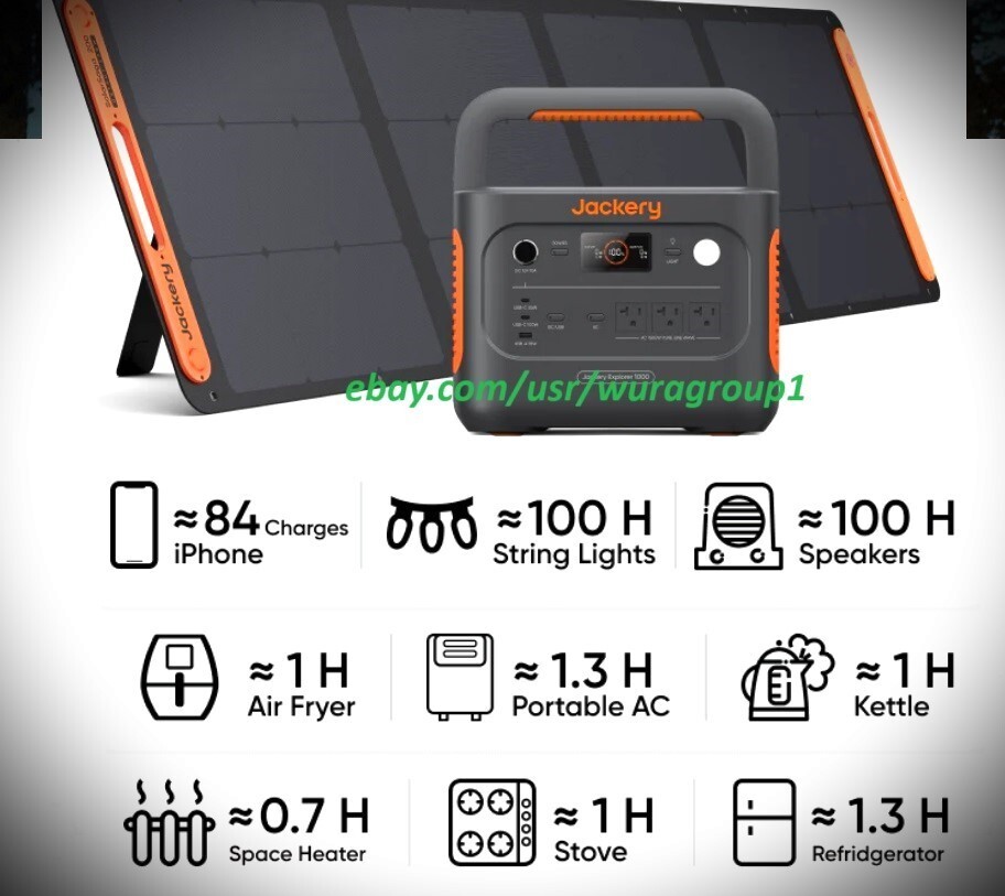その他 Jackery Solar Generator 1000 New 1070Wh Amazon.com : Jackery Solar Generator 1000 v2 with 100W Solar