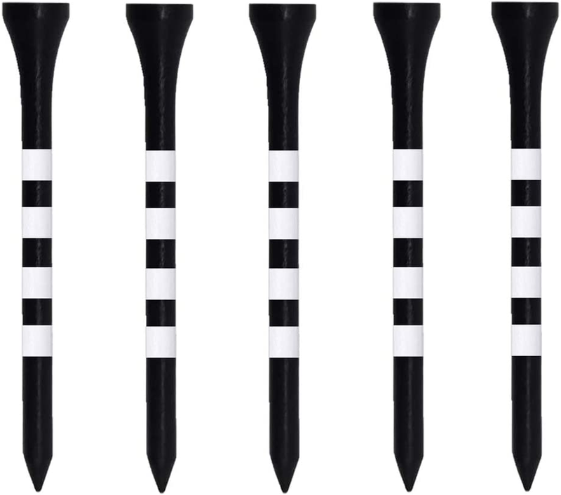 Zivisk Wooden Golf Tees 1-1/2 inch 100 Count 1.5 Short Golf Wood Bamboo Tees