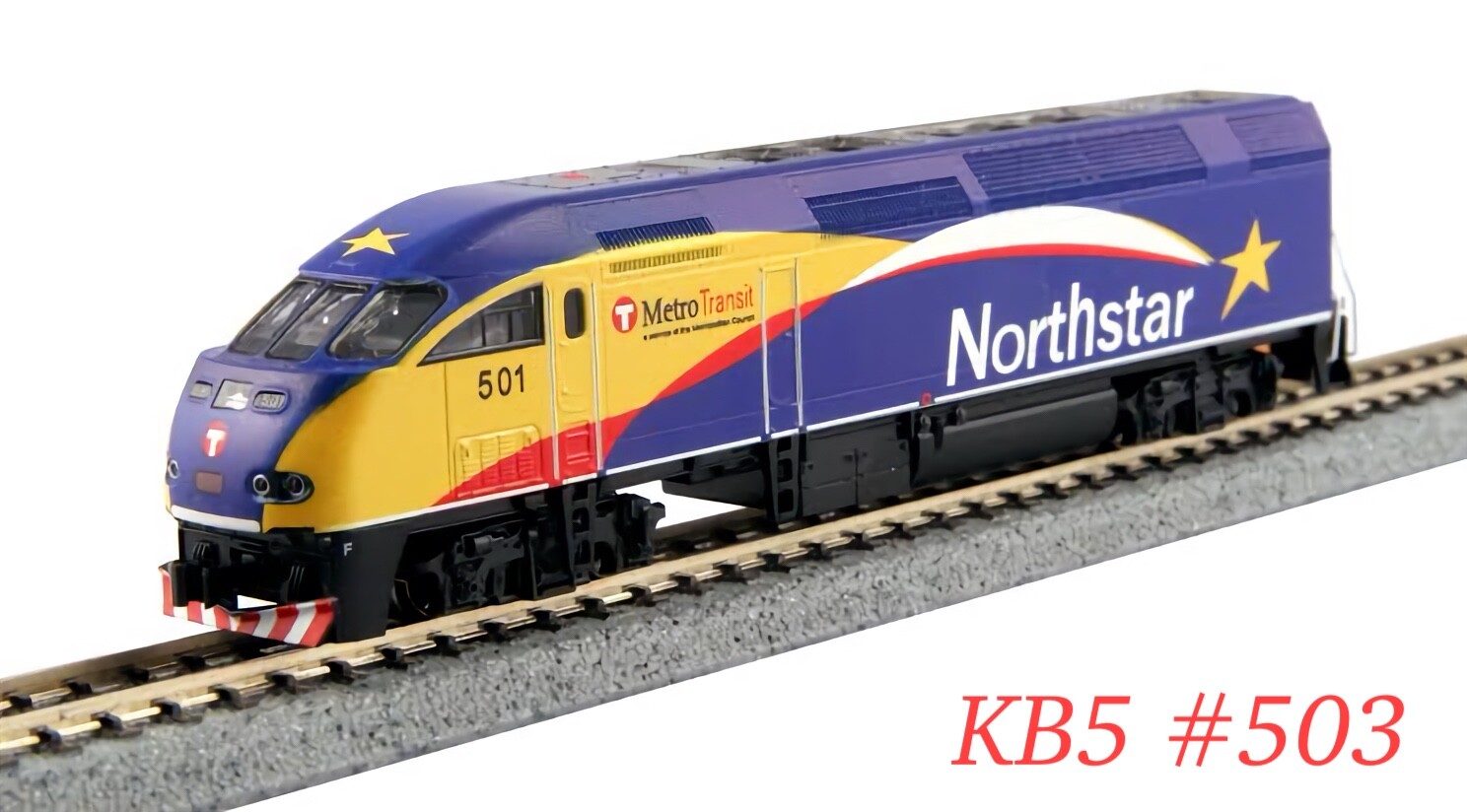 N Scale Kato 176-6126-KB5 MPI MP40PH Metro Transit Northstar N Scale Kato 176-6126-KB5 MPI MP40PH Metro Transit Northstar