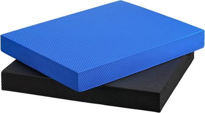 2 Pcs Foam Balance Pad Non Slip Stability Trainer Pad Rectangle Balance Board Ex