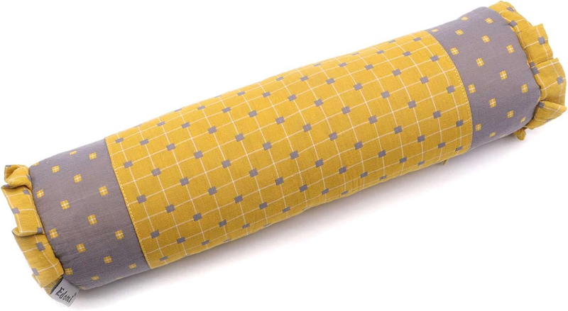 Buckwheat Hulls Roll Cylinder Pillow, round Cervical with Re