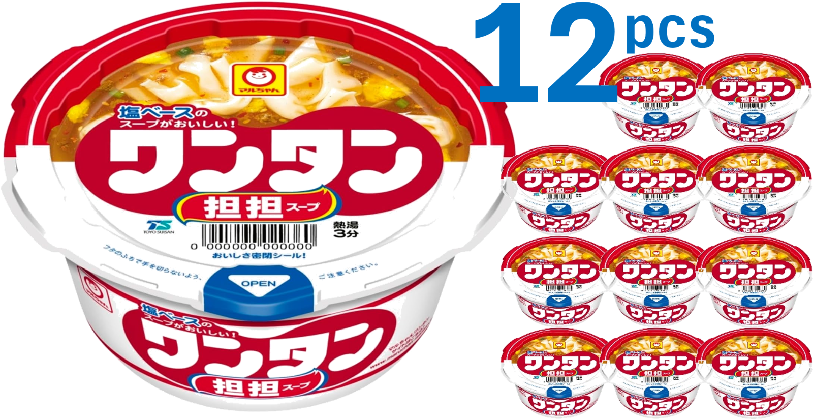 Wonton soup Maruchan Spycy sesame flavor Toyo Suisan 32gx12